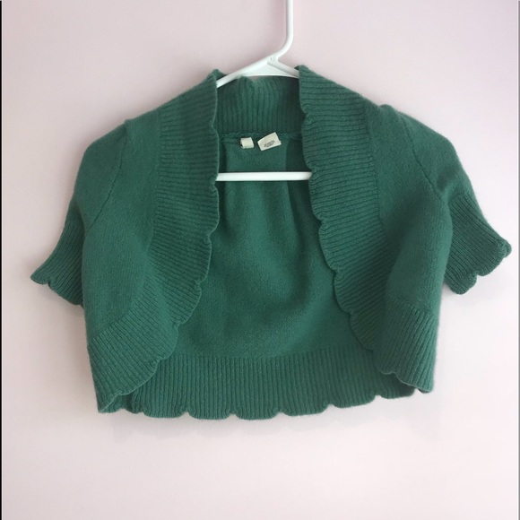 Anthropologie Sweaters - Anthropologie moth cropped short sleeve cardigan